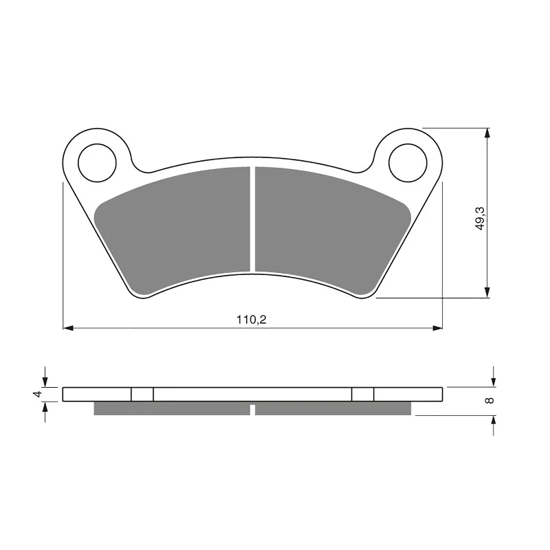 GOLDfren Brake Pads - K5 Off-Road Racing