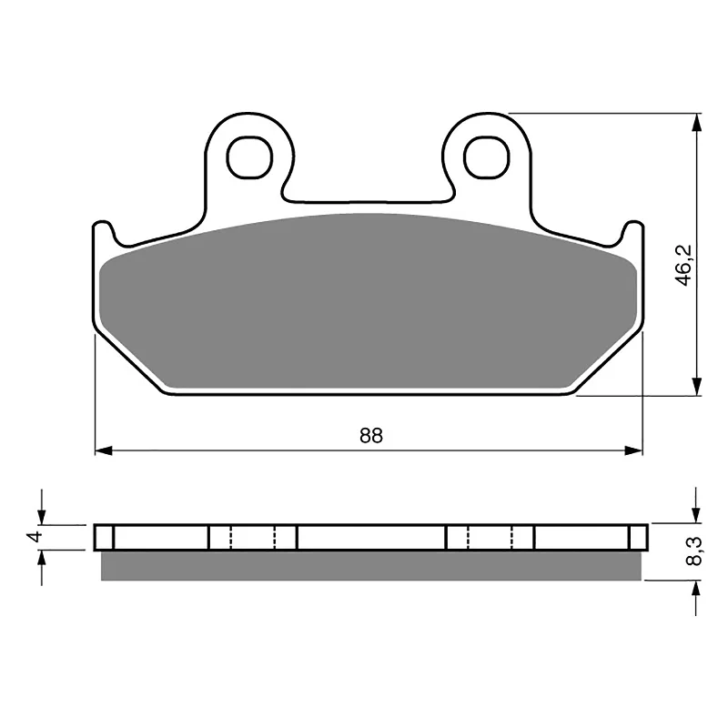 GOLDfren Brake Pads - S3 Sintered Sports (PBPH40)