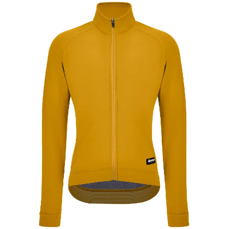 cycling clothing for chill rides-Giacca Santini RTR winter - Giallo