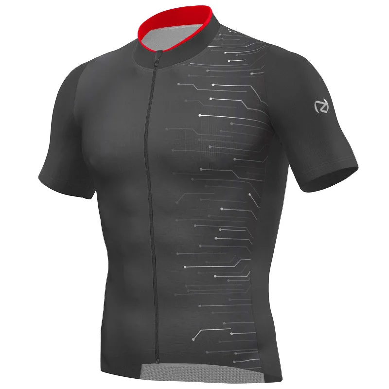 cycling clothing with sticky legs-Maglia DKB Vuelta - Nero stripe