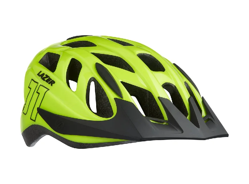 Bicycle helmet deal finder-Lazer J1 MTB Helmet - Youth - Flash Yellow