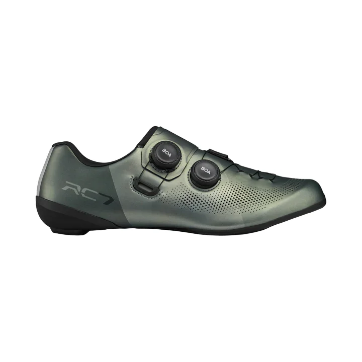 cycling clothing with big zippers-Shimano RC703 Road Shoe - Sage Green