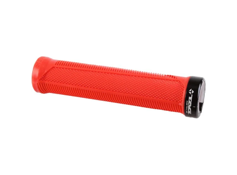 folding youth bicycle grips-TAG Metals T1 Section Grips - Red