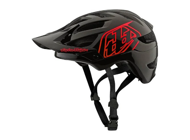 Bicycle helmet eco commuting-Troy Lee Designs A1 Drone Helmet - Youth - Black-Red