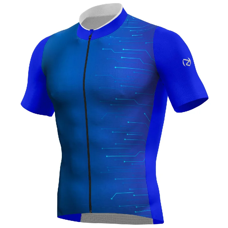 cycling clothing for mild springs-Maglia DKB Vuelta - Blu stripe