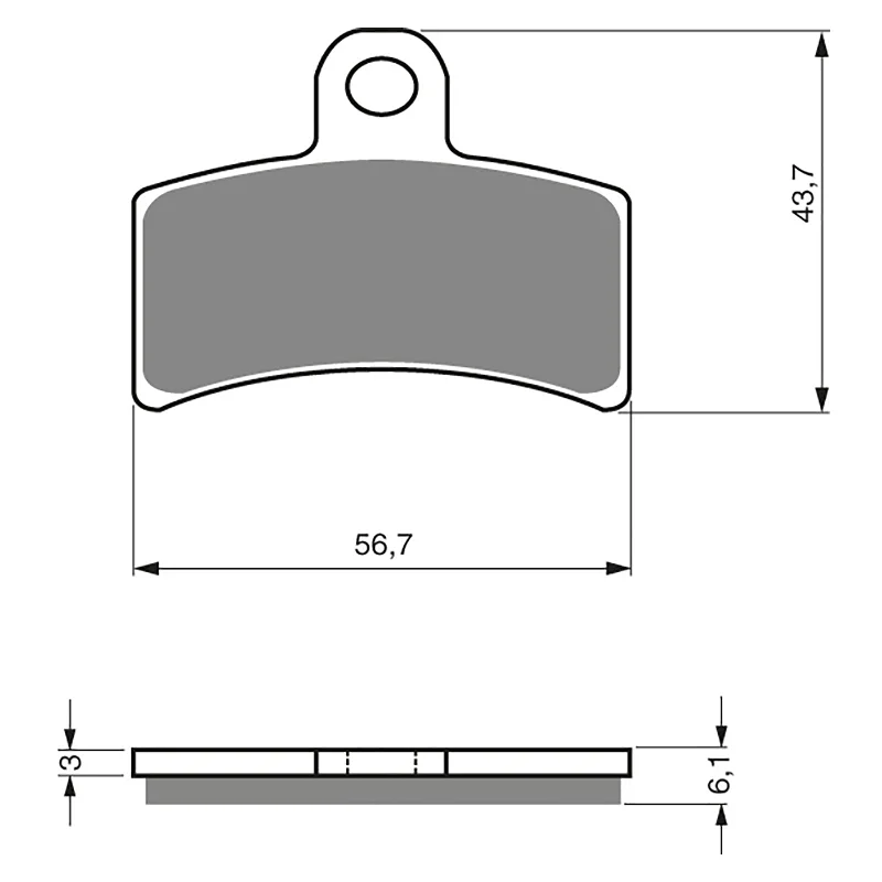 GOLDfren Brake Pads - K5 Off-Road Racing