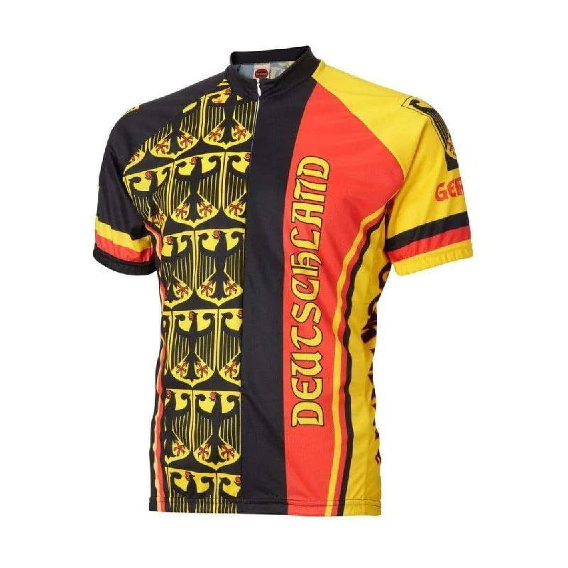 insulated cycling clothing for winter-Men's Deutschland Road Bike Jersey