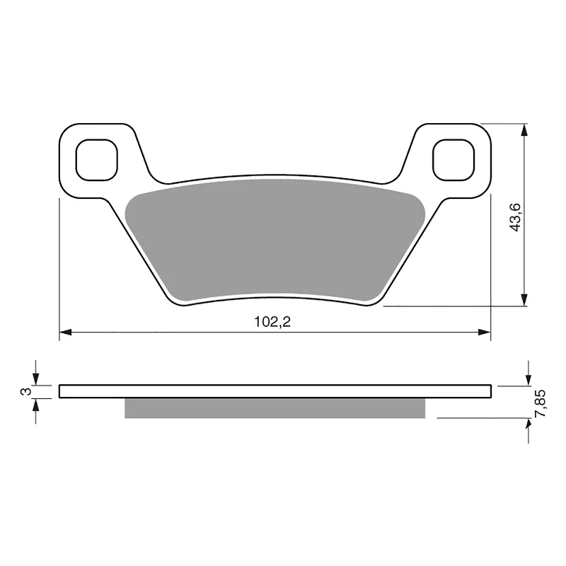 GOLDfren Brake Pads - K5 Off-Road Racing