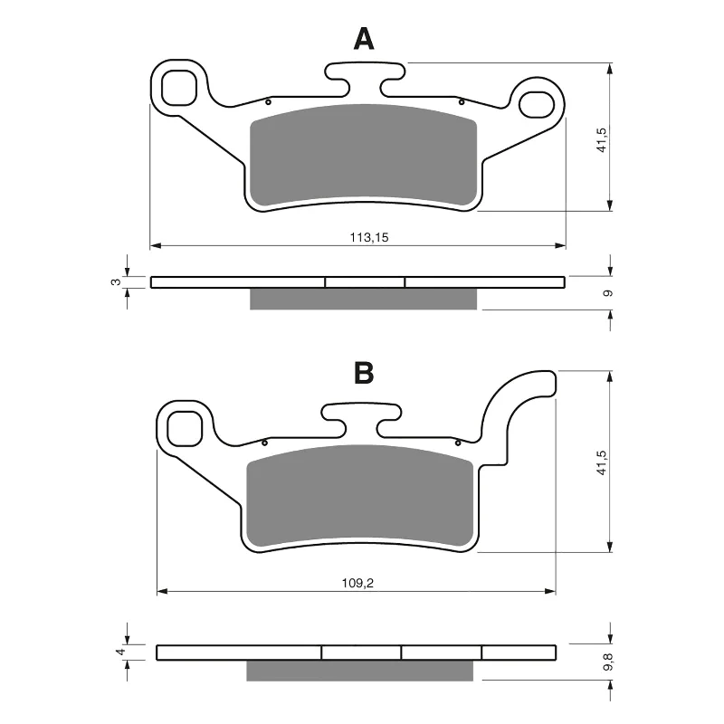 GOLDfren Brake Pads - S3 Sintered Sports