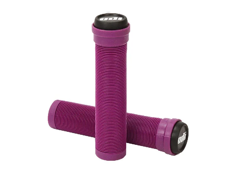 anti-slip compact bike grips-ODI Longneck SL Grips - Purple