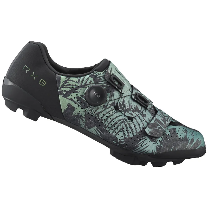 cycling clothing with bum padding-Scarpe mtb Shimano RX801 - Verde