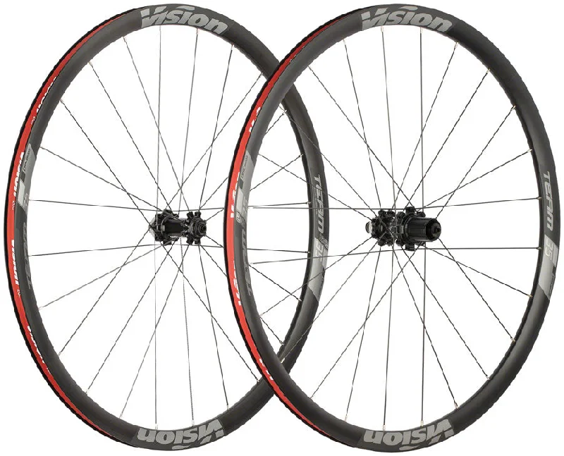 Vision Team 35 Disc Wheelset - 700c 12 x 100/142mm Center-Lock HG 11 Black