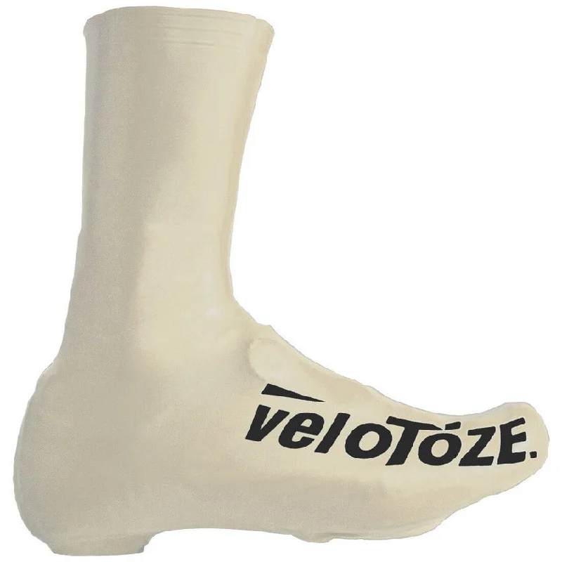 cycling clothing for bikepacking-Copriscarpe VeloToze Tall - Bianco