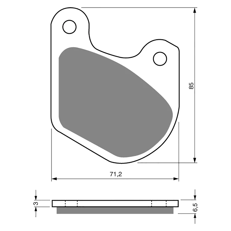 GOLDfren Brake Pads - S3 Sintered Sports (PBPH72)