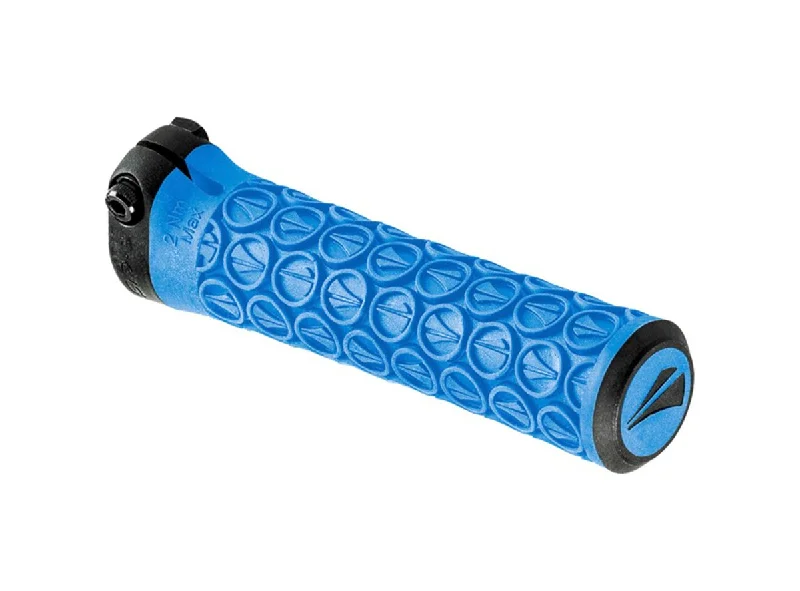 smooth nylon bicycle grips-SDG Slater Jr Lock-On Grips - Cyan Blue