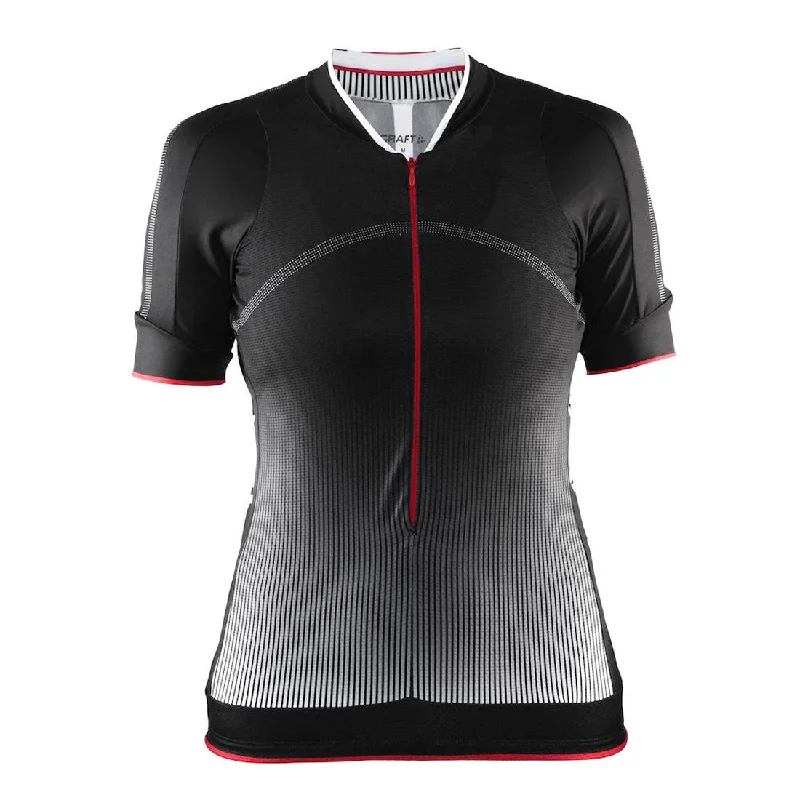 lightweight cycling clothing for races-Maglia donna Craft Belle - Nero