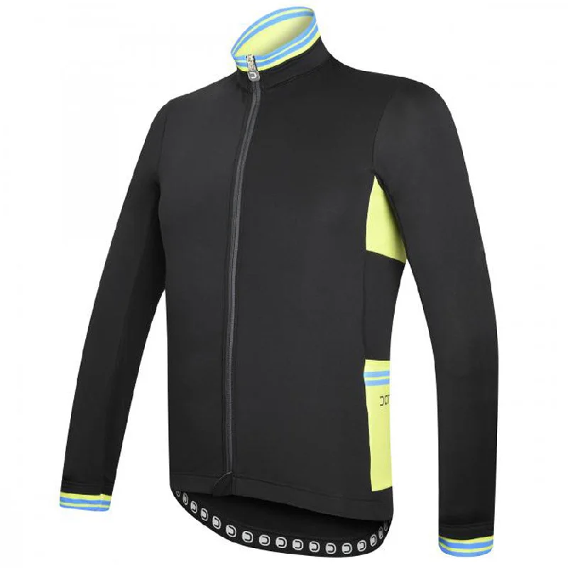 cycling clothing for top teams-Giubbino Dotout Combat - Nero verde