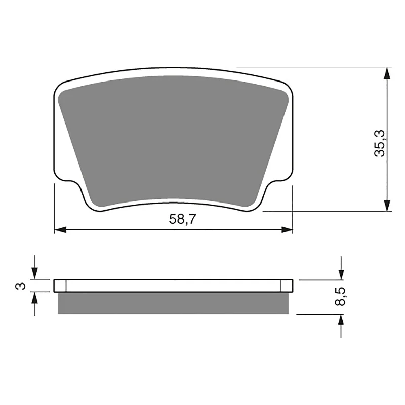 GOLDfren Brake Pads - K5 Off-Road Racing (PBPR403)