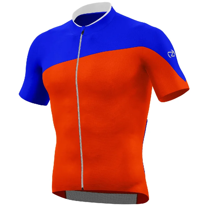 cycling clothing for swift changes-Maglia DKB Nizza - Blu rosso