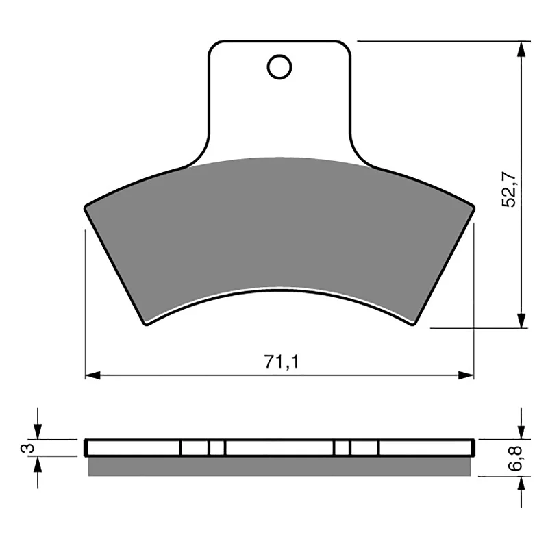 GOLDfren Brake Pads - K5 Off-Road Racing (PBPR257)