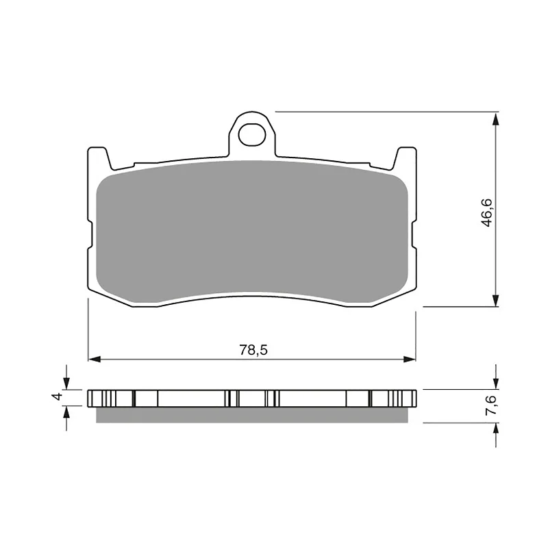 GOLDfren Brake Pads - S3 Sintered Sports (PBPH424)