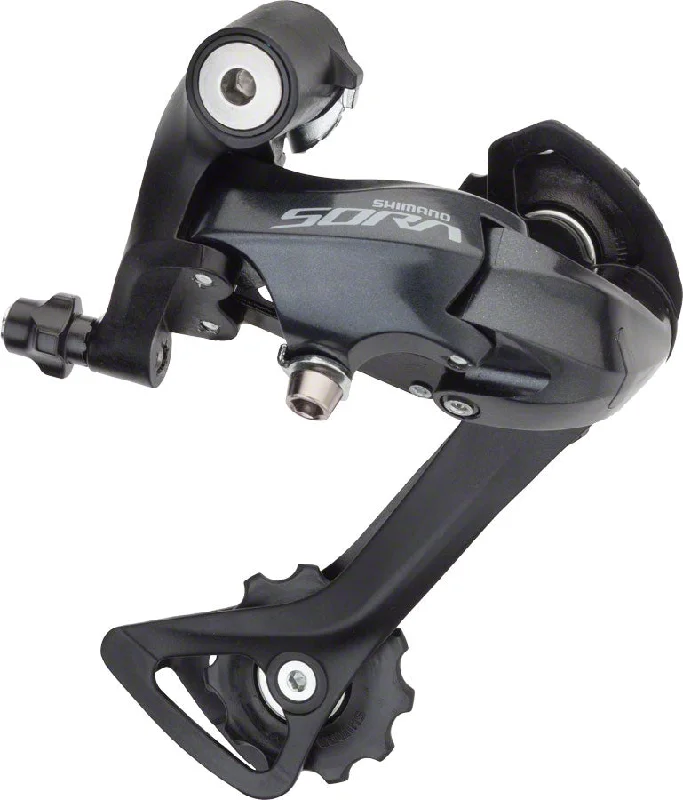 Bicycle chainstay width spacer ring-Shimano Sora RD-R3000-GS Rear Derailleur - 9 Speed Medium Cage Black