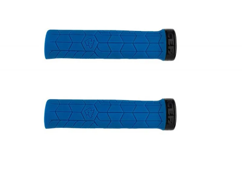 racing slide-on bicycle grips-Race Face Getta Grips - Blue