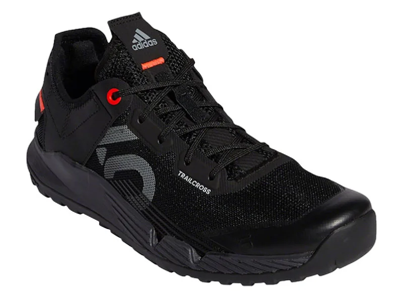 cycling clothing for fast wash-Five Ten Trailcross LT MTB Shoe - Womens - Core Black-Gray Two-Solar Red - 2022