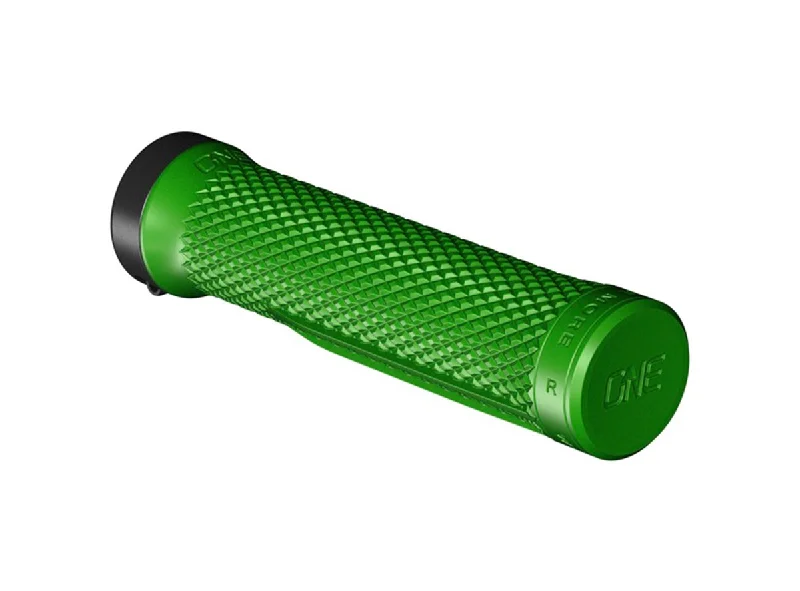 white adventure bike grips-OneUp Lock-On Grips - Green