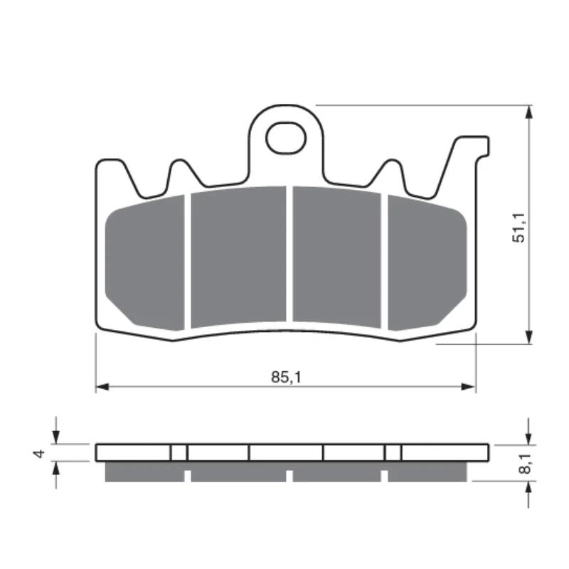 GOLDfren Brake Pads - GP5 Sintered Racing