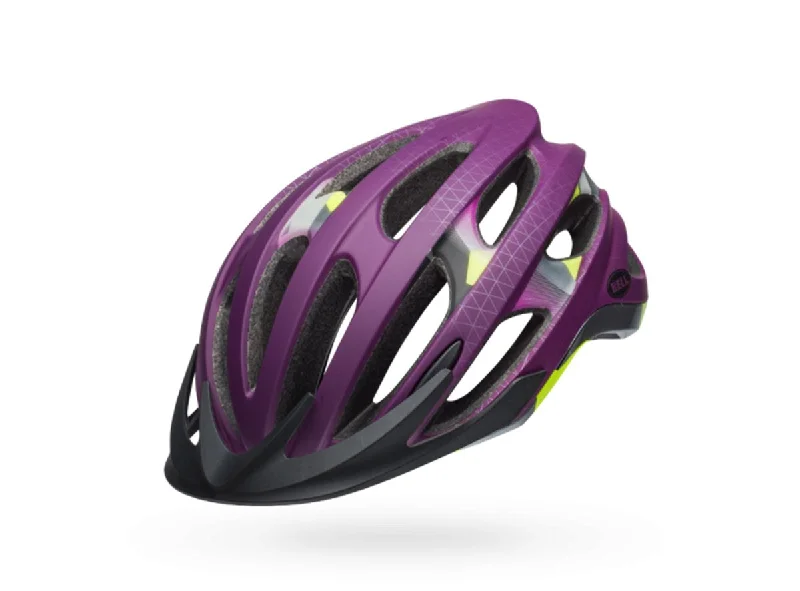 Bicycle helmet quality assurance-Bell Drifter Road Helmet - Matt Plum-Deco