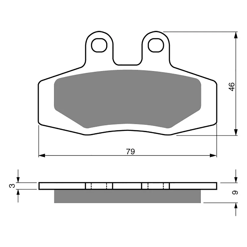 GOLDfren Brake Pads - K5 Off-Road Racing (PBPR111)