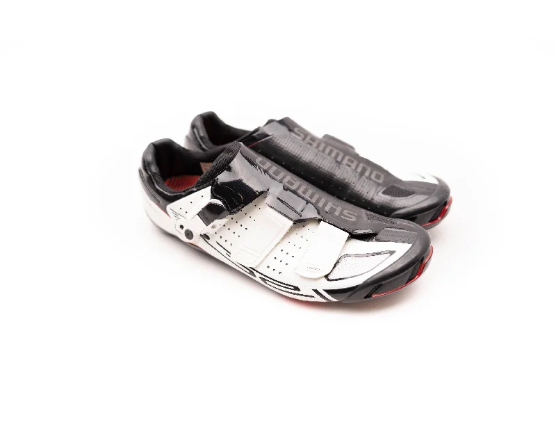 cycling clothing with splash layer-Shimano SH-R321 Shoe Wht 43 (New Other)