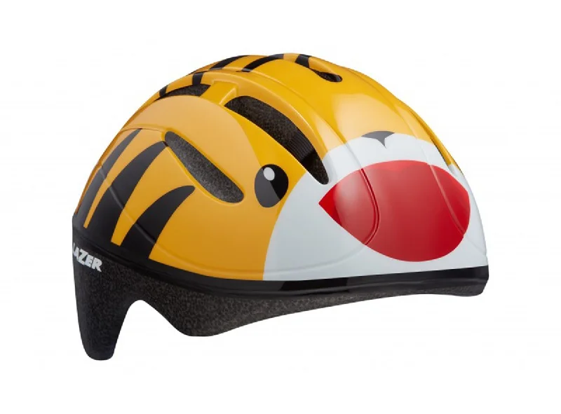 Bicycle helmet import approved-Lazer Bob Kids Helmet - Red Tiger - Tiger