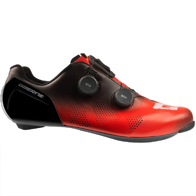 cycling clothing for desert climates-Scarpe Gaerne Carbon STL - Rosso