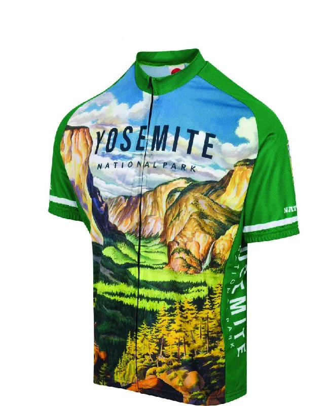 cycling clothing with air channels-Men's Yosemite National Park Jersey