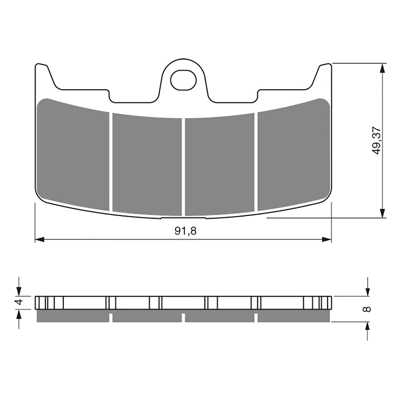 GOLDfren Brake Pads - S3 Sintered Sports (PBPH305)