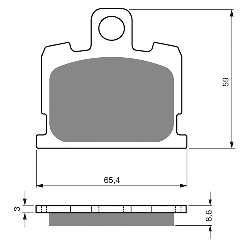 GOLDfren Brake Pads - S3 Sintered Sports (PBPH20)