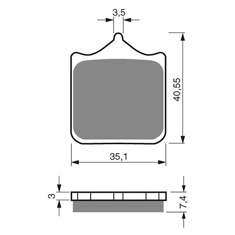 GOLDfren Brake Pads - S33 Sintered Racing