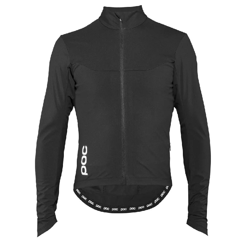 cycling clothing for sharp drops-Maglia maniche lunghe Poc Essential Windproof - Nero