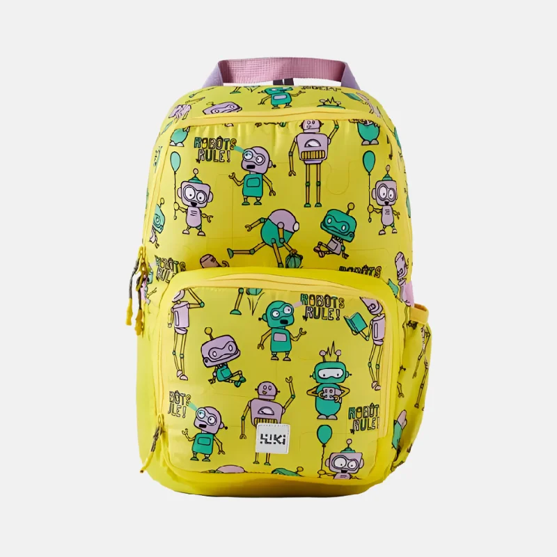 Wildcraft Wiki Champ 1 Backpack 11 L -Yellow Robot/Ocean Red