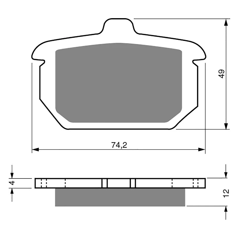 GOLDfren Brake Pads - S3 Sintered Sports (PBPH73)