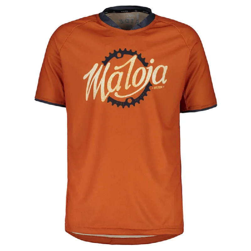 cycling clothing for vast trips-Maglia Maloja SchleinsM Multi - Arancio