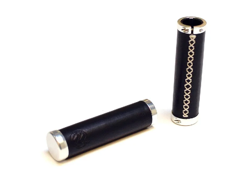 training bicycle grips-PDW Bourbon Lock-On Grips - Black