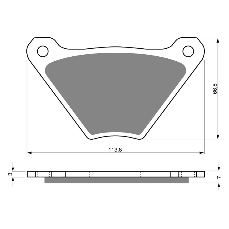 GOLDfren Brake Pads - S3 Sintered Sports (PBPH70)