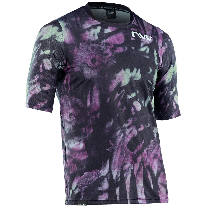 cycling clothing with solid wear-Maglia Northwave Bomb Flower - Viola