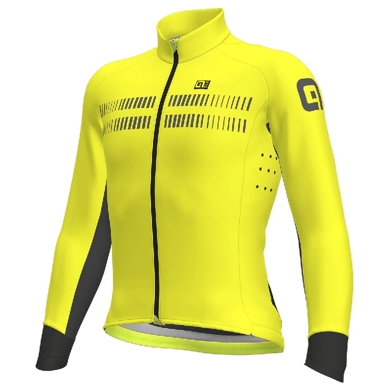 cycling clothing for wild terrain-Giubbino Ale R-EV1 Clima Wind Nordic - Giallo fluo