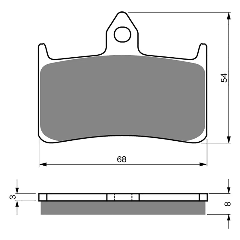 GOLDfren Brake Pads - S3 Sintered Sports (PBPH62)