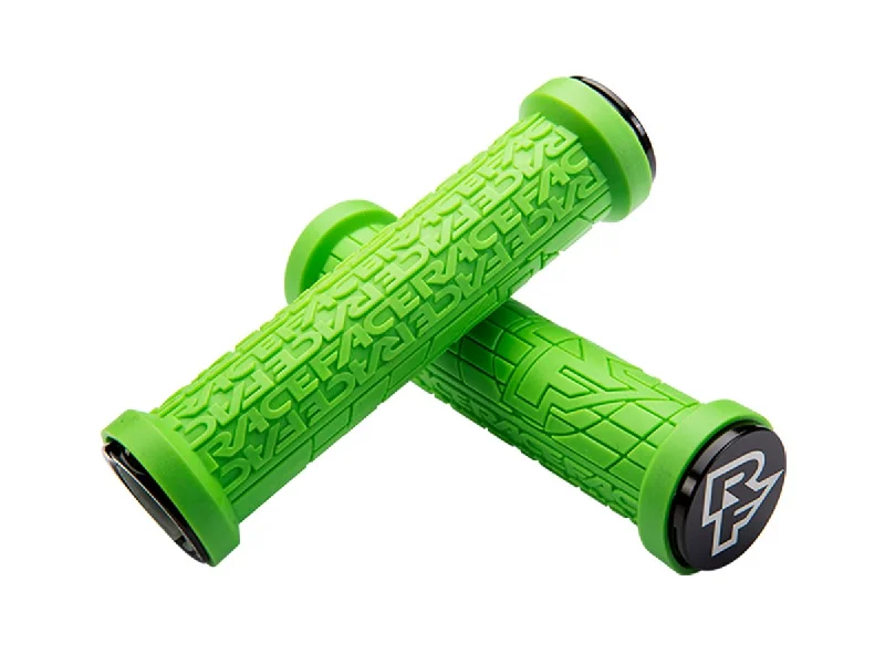 firm pro-grade bicycle grips-Race Face Grippler 33mm Grips - Green