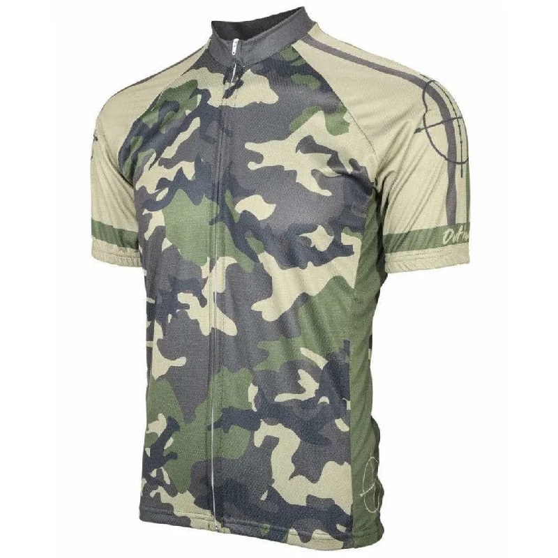 cycling clothing with hard wear-Men's Outlaw Camo Road Bike Jersey